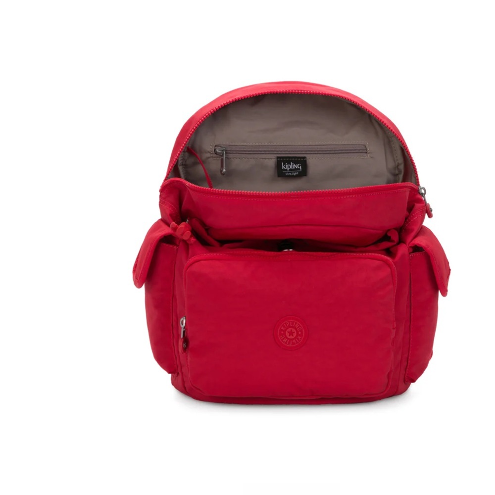 KIPLING RED BACKPACK - Picture 7 of 8